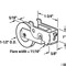 Prime-Line 1-1/2 in. Steel Ball Bearing Sliding Door Roller Assembly, for Ador and Hilite (Single Pack) D 1685 - alternate 2